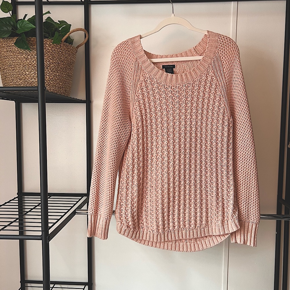Calvin Klein Pink Knitted Sweater